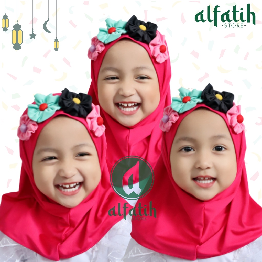 ALFATIH STORE / JILBAB ANAK SYIRIA MAWAR / KERUDUNG BAYI LUCU CANTIK / HIJAB ANAK MURAH POPULER COD HIJAB BAYI COD / KERUDUNG ANAK HIJAB HIJAB ANAK BAYI PEREMPUAN / HIJAB ANAK / JILBAB ANAK BAYI USIA  0-3 TAHUN BAHAN JERSEY PREMIUM NYAMAN DI PAKAI