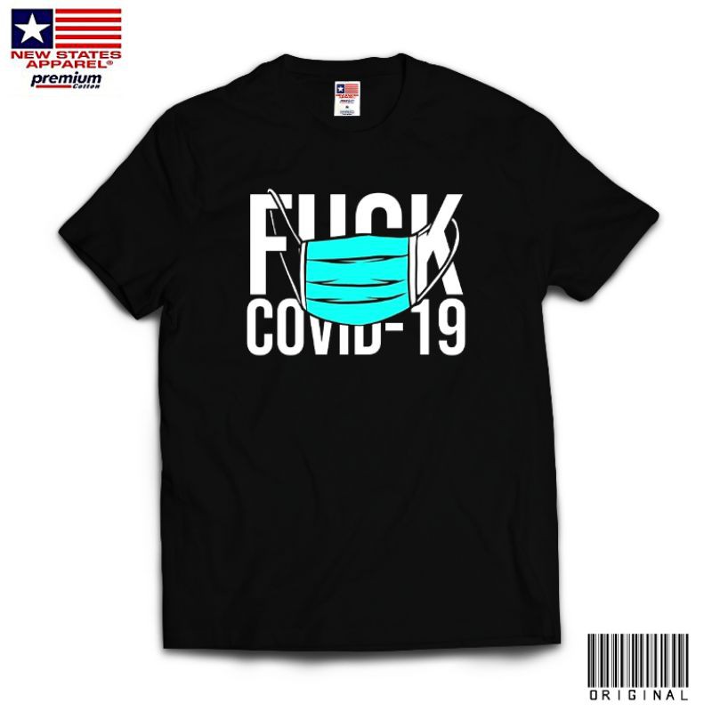 Kaos Covid-19 Corona Virus / Kaos Kata Kata Fuck Covid 19