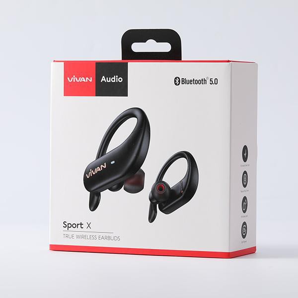 VIVAN Sport X Earphones Headset TWS Bluetooth 5.0 Waterproof IPX5 - Garansi Resmi 1 Tahun