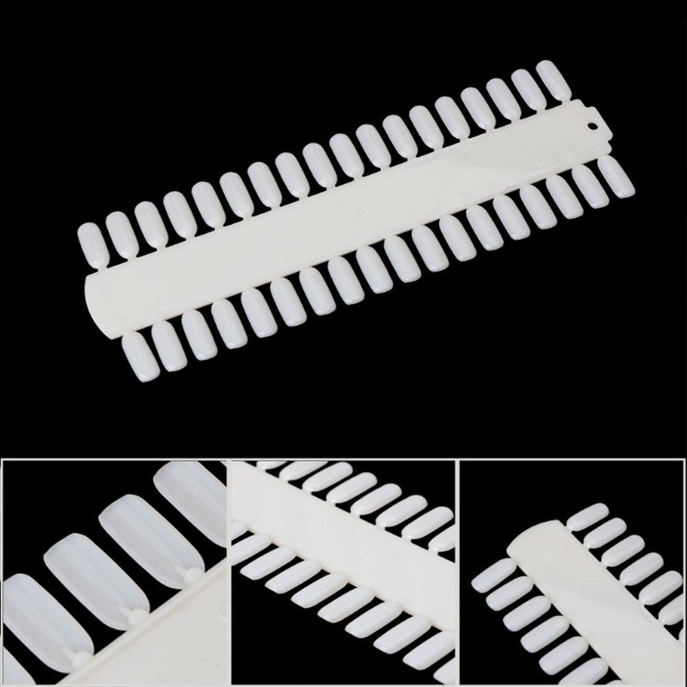 Mxbeauty Nail color Sample Board Plastik Nail Art Praktek Nail color Display Nature color Peralatan Salon Kuku