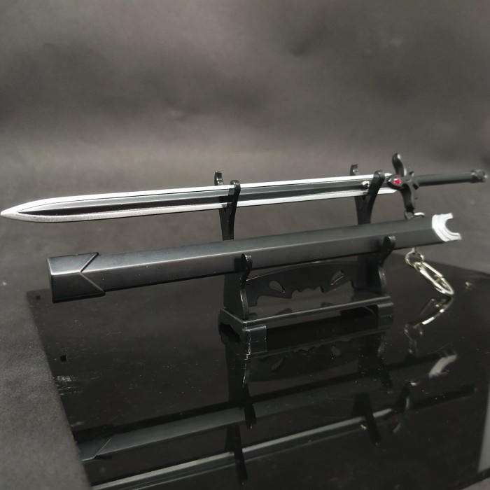 Gantungan Kunci - Gantungan Kunci Pedang Replika Night Sky Kirito Sao