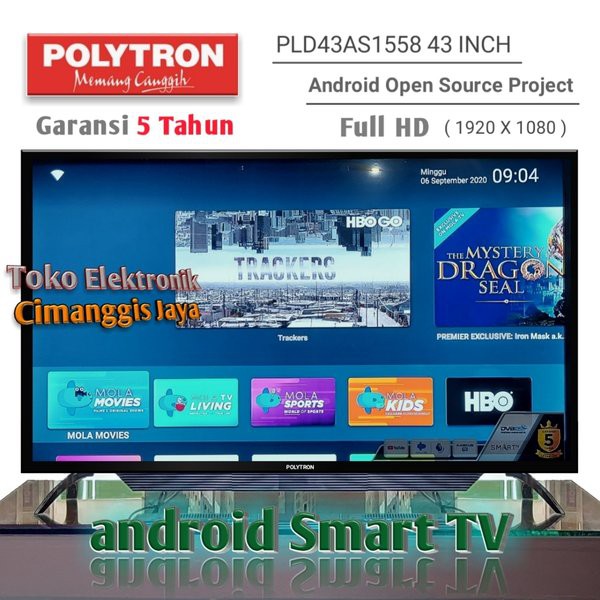 Penawaranspesial TV LED POLYTRON 43 INCH SMART DIGITAL terbaik