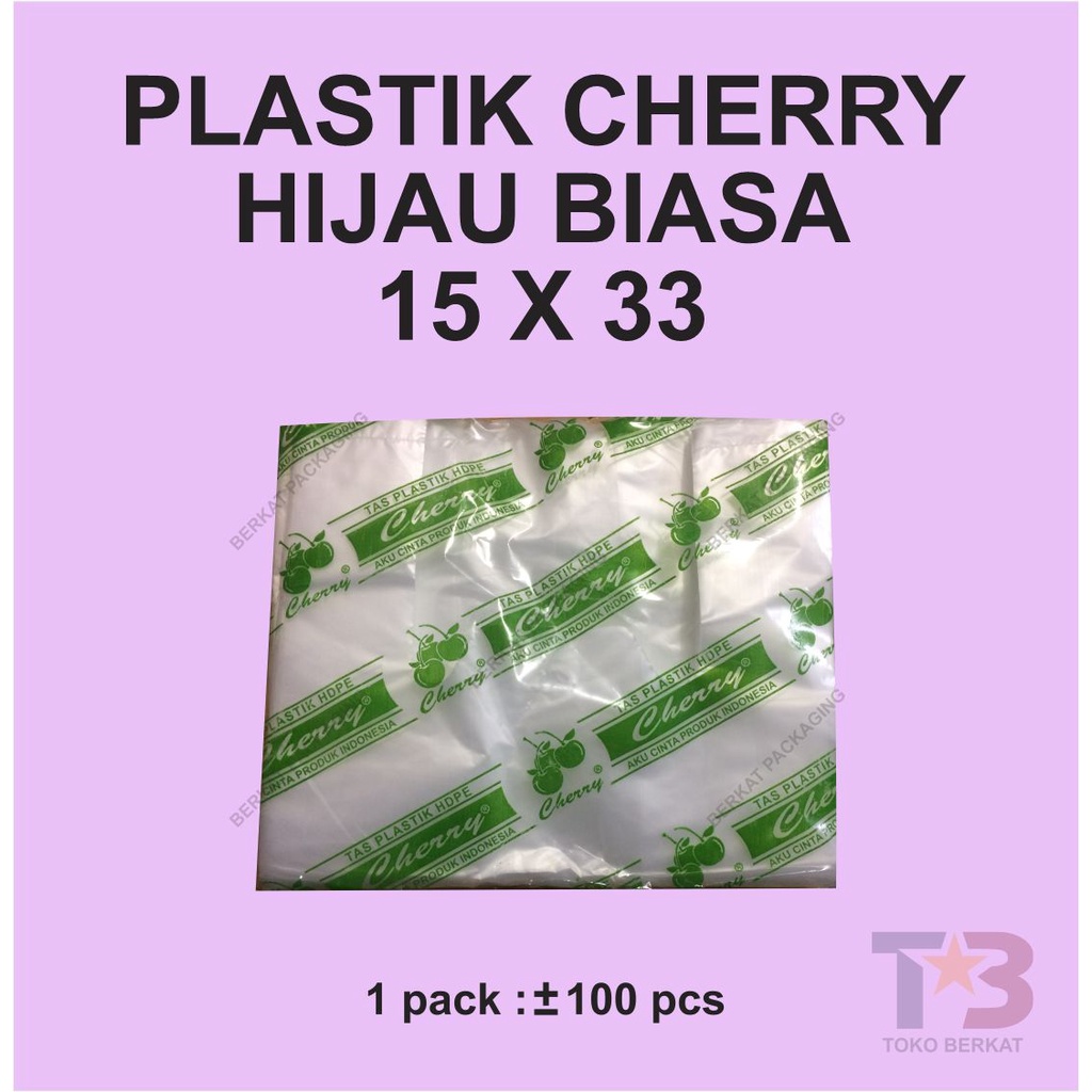 Kantong Tas Plastik HDPE / Plastik HDPE/ Plastik Merk CHERRY/Plastik Biasa/Kresek Transparan