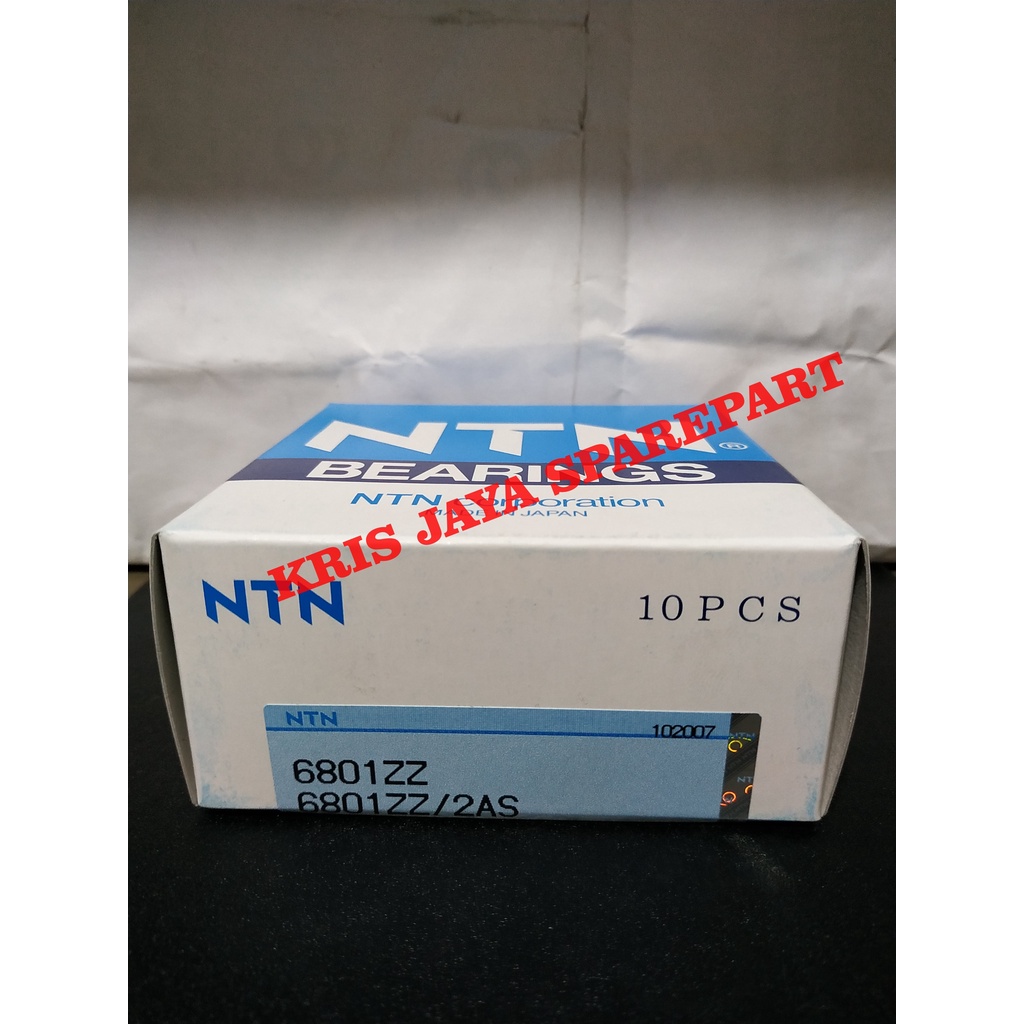 Bearing 6801zz merk NTN JAPAN