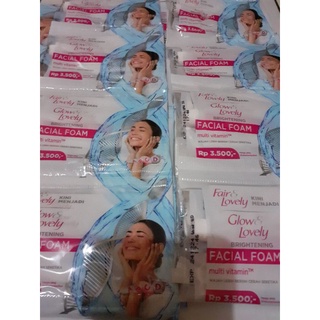 Jual fair and lovely facial foam sachet isi 12 - sabun cuci muka fair