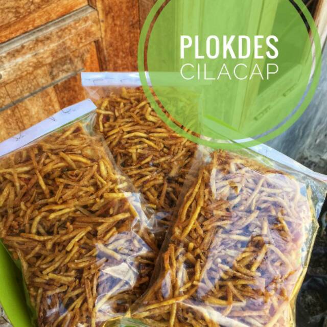 

keripik pisang plokdes pedas manis khas cilacap