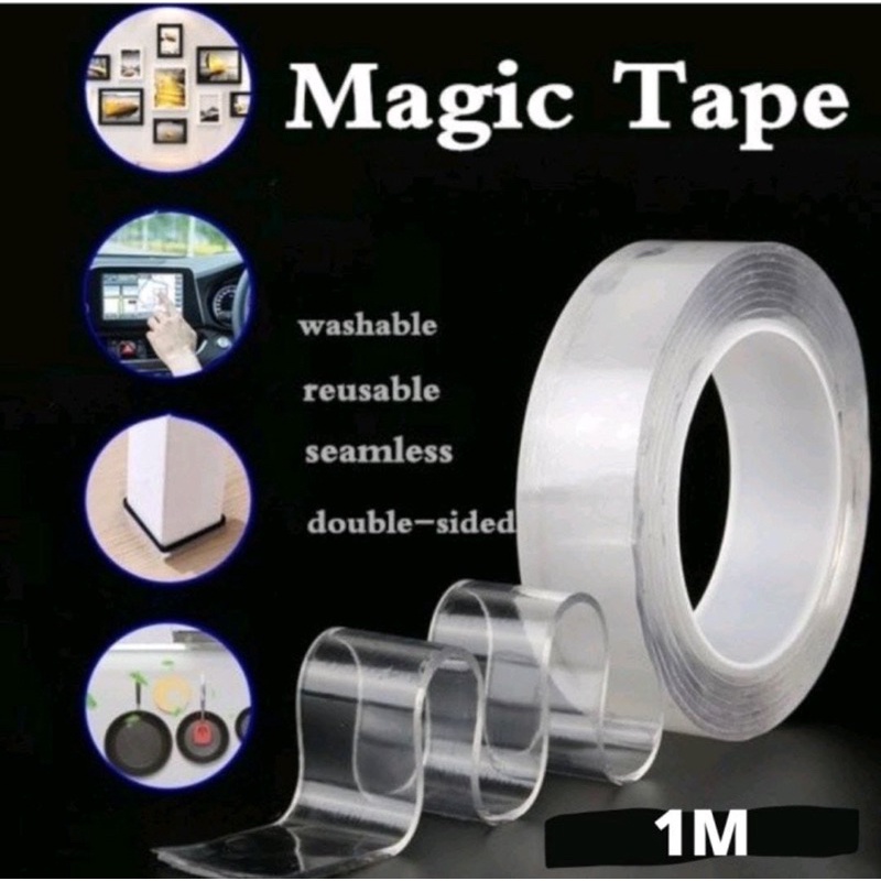 

MAGIC TAPE ISOLASI AJAIB 1M DOUBLE TAPE DUA SISI