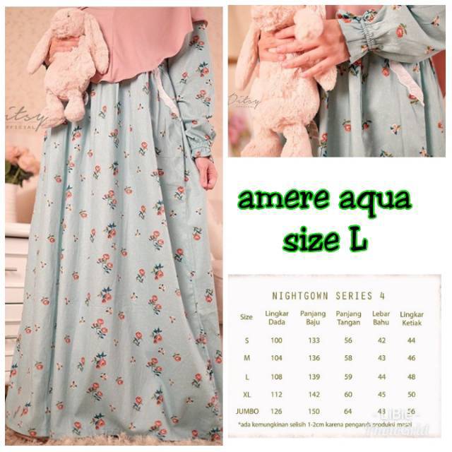 DITSY PERIOD AGUSTUS 2019  DITSY Nightgown series 4