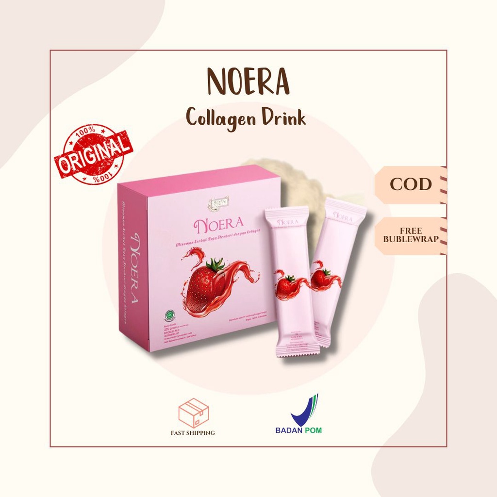 Noera Collagen Drink Noeraskincare | Suplemen Pemutih Kulit BPOM Noera Drink Me Collagen