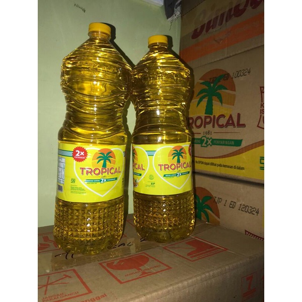 

Minyak goreng TROPICAL BOTOL 2L