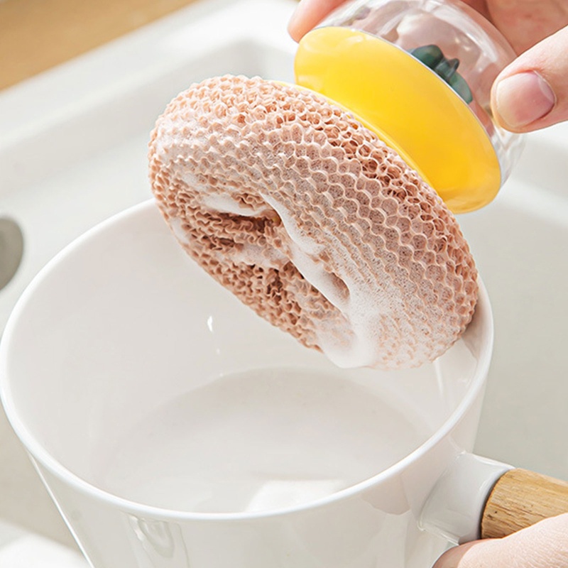 Kiss Pad Scrubber Pembersih Karat Bahan Fiber Untuk Dapur