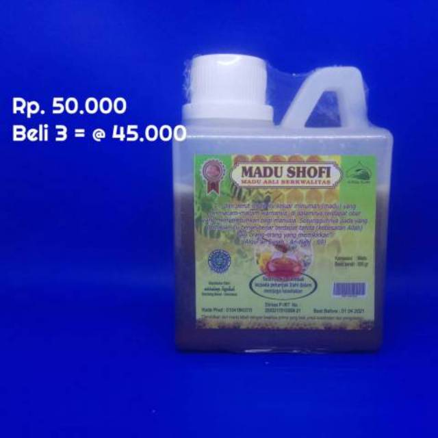 

Madu Shofi 500 gr