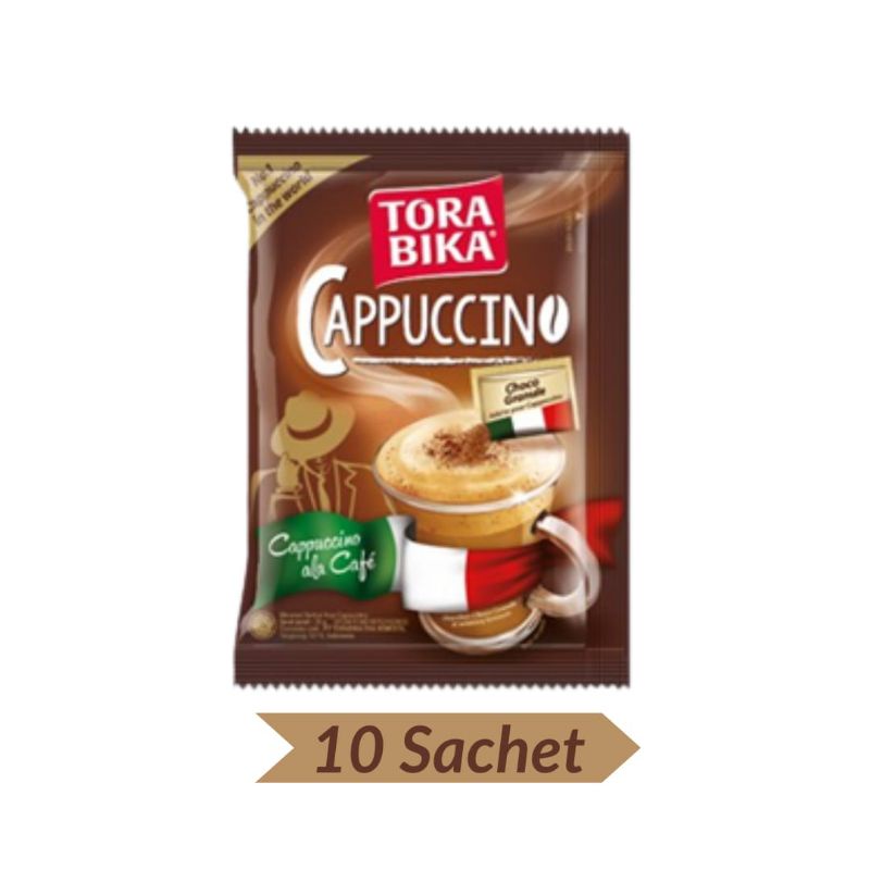 

TORABIKA CAPUCCINO kopi tora bika RENCENG (10sachet)