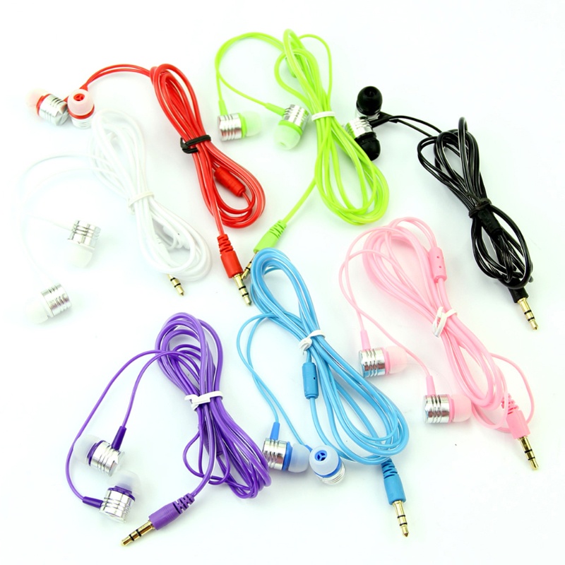 Zzz 3.5mm In-Ear Earbud Earphone Headset Headphone Untuk Ponsel MP3 Untuk PC