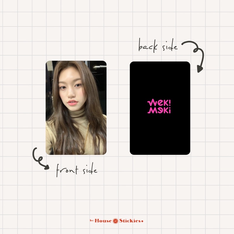 Weki Meki Unofficial Photocard (Gf Selca Edition)