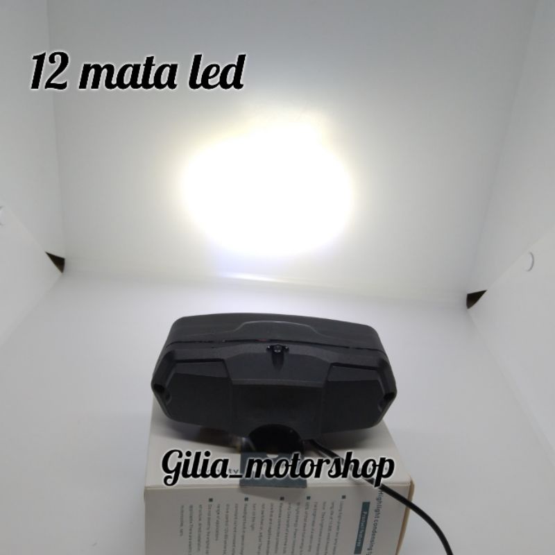 Lampu Tembak Sorot 16 Mata LED Kotak Lampu utama LED 16 mata Buat Motor Mobil/lampu tembak sorot 20 watt