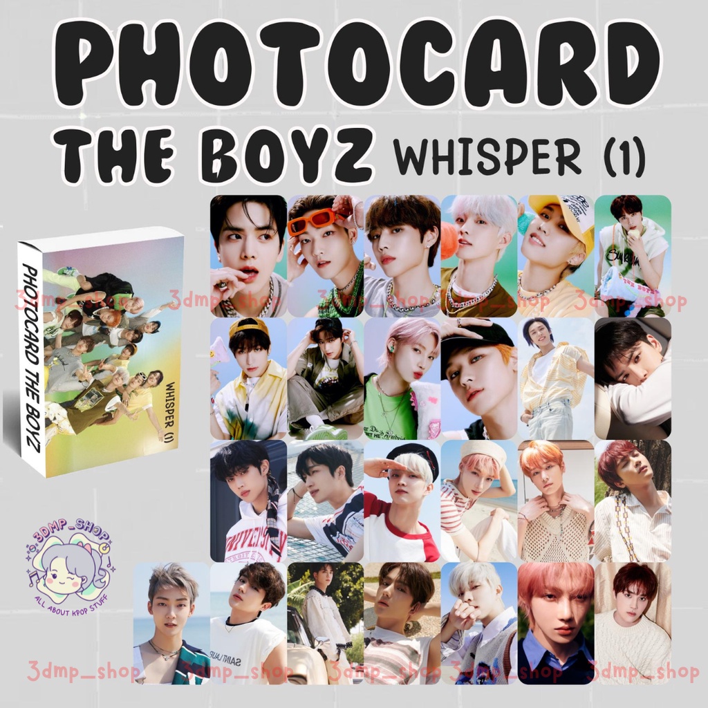 [25 lembar] Photocard lomocard lomo card photo card the boyz dream like thrill ing ride reveal stealer chase Whisper be awake roar reason reach realize