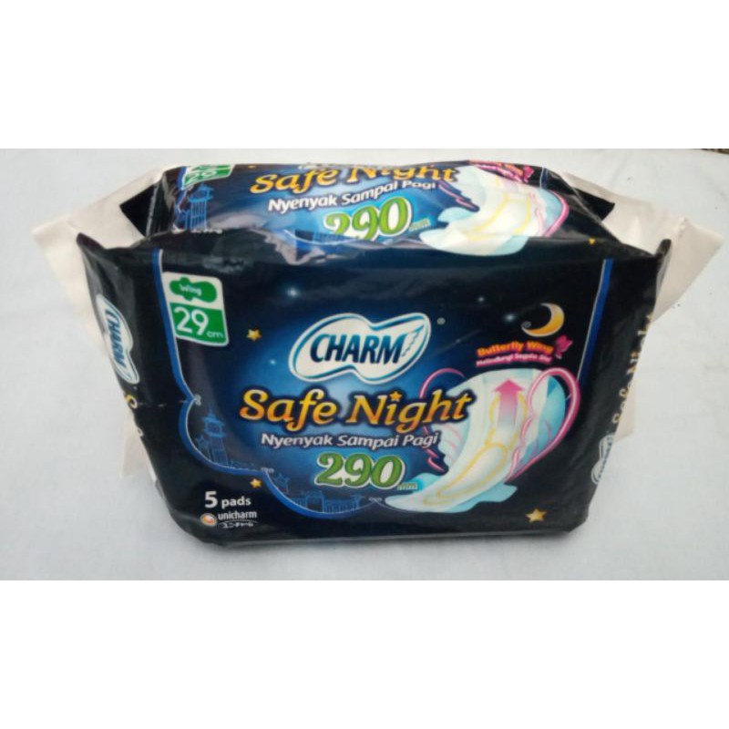 Pembalut Charm Safe Night 290mm
