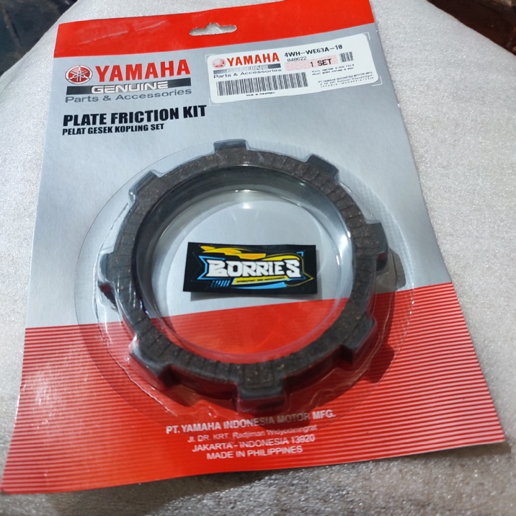 Kampas Kopling Set Plate Friction Yamaha F1ZR FIZR F1Z FIZ R Force 1 F1 Original YGP 4WH-WE63A-10