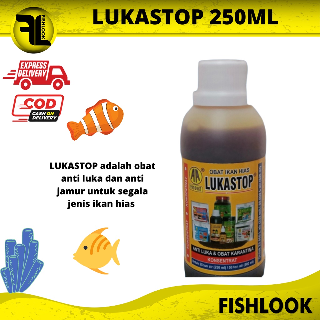 Obat Ikan Lukastop 250ml