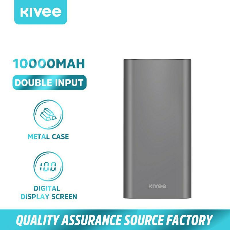 Kivee Powerbank 10000mAh Fast Charging Real Capacity KV-PT68P