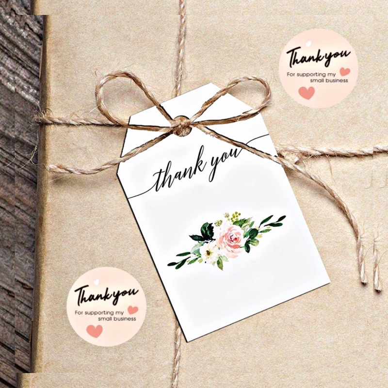 

[ BUKAN 1 ROLL!!!! ] Sticker Thank You Jumbo Ukuran 3,8 CM / Sticker Thank You Jumbo / Stiker Label / Stiker Ucapan Terima Kasih