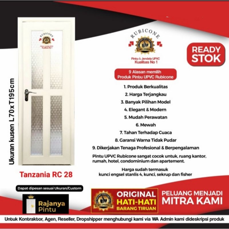 Pintu Upvc Rubicon Tanzania RC 28