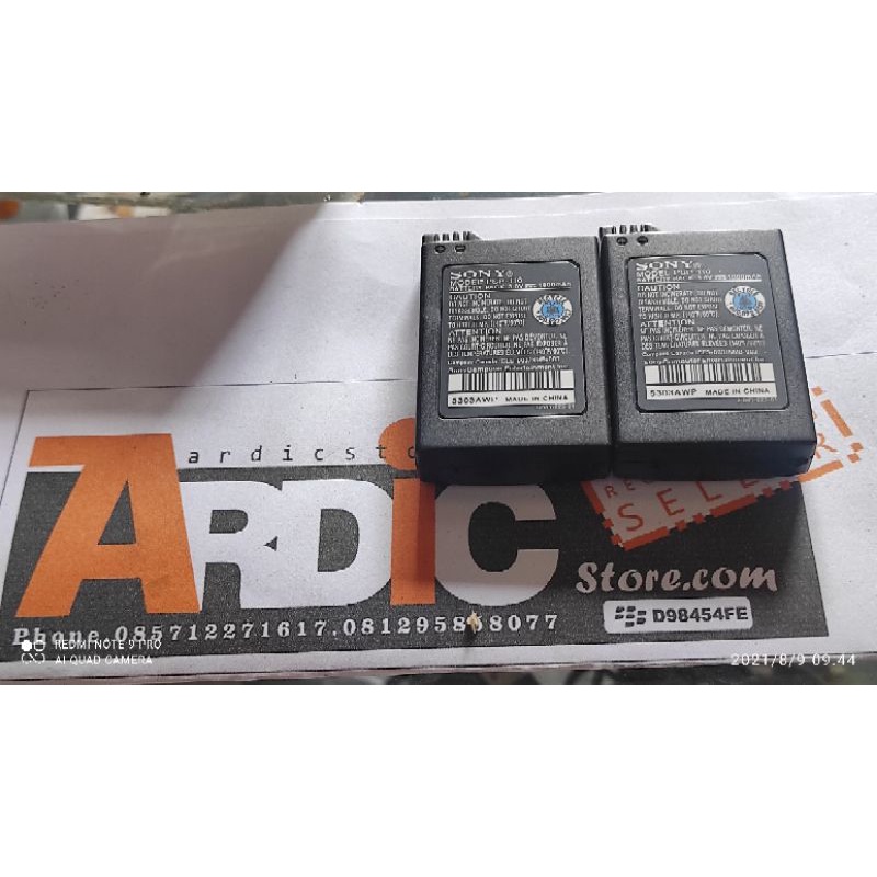 BATERAI BATTERY BATRE PSP FAT SERI 1000 MODEL PSP GENDUT ORIGINAL