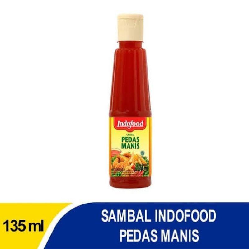 

TERMURAH Saus Saos Sambal Botol Indofood Pedas Manis 135mL