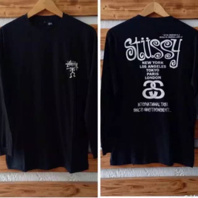 Kaos Distro Lengan Panjang [Stussy]