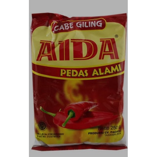 Aida Cabe Giling/Cabe Giling Aida/Bubuk Chili Powder 250 Gram