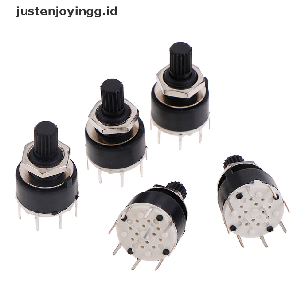 Saklar Rotary Switch 2 Pole 3 4 Posisi 1 Pole 5 6 8 Posisi Ukuran 16mm