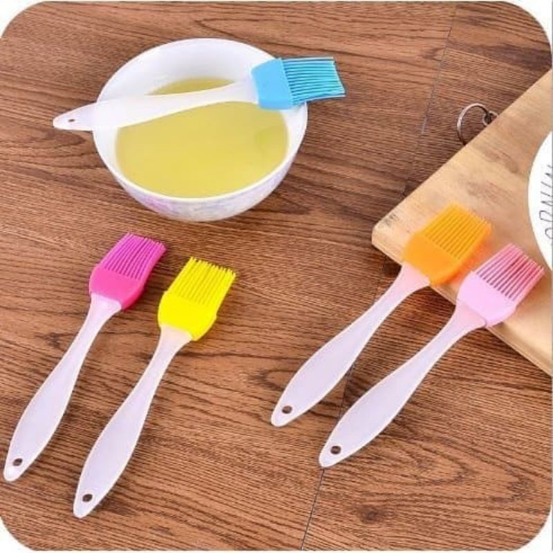 Kuas Oles Minyak Tahan Panas Silikon Brush / Kuas Brush Mentega Selai Cake Butter Oil BBQ