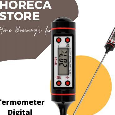 Termometer digital. Termometer air coffee brewing. Suhu air