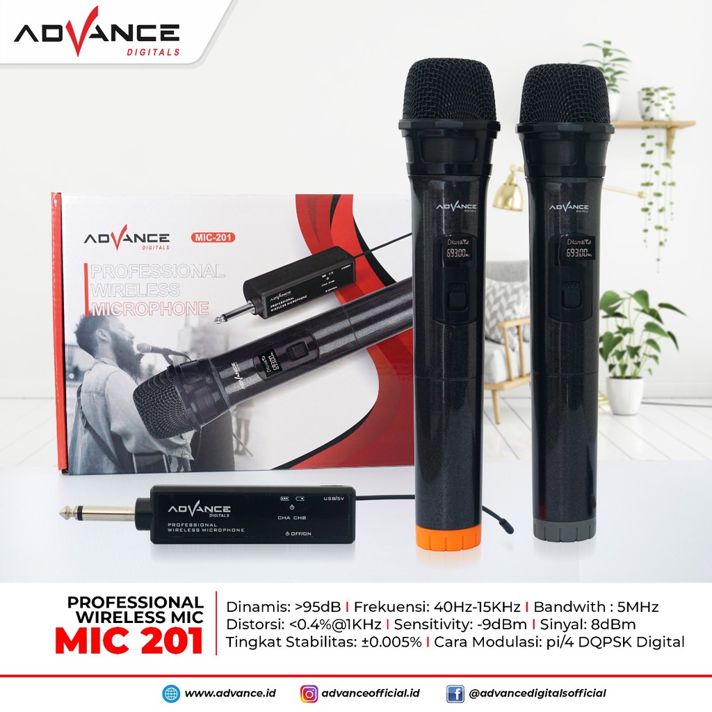 Mic Wireless 201 Advance