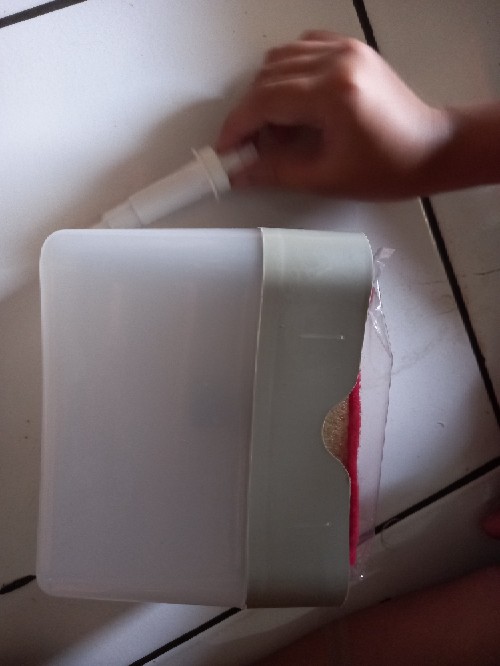 Dispenser Sabun & Holder Spons Cuci Piring 2in1 Free Sponge