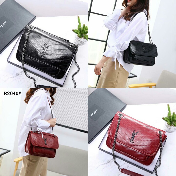 NEW ITEM  TAS WANITA SL Niki Chain Sling Bag Include Box R2040G