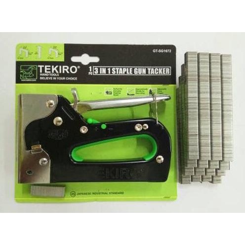 

Staples Tembak 6 -14 mm + isi 3000 Pcs - Staples Gun + Refill Tekiro