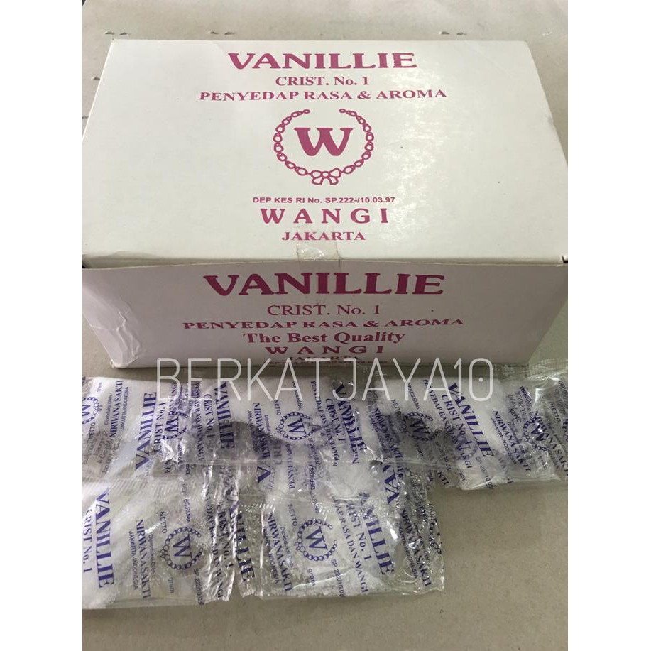 

Toko-Bahan-Kue- Vanillie Vanila Vanili Sachet W Isi 10 Sachet -Terlengkap-Termurah-Dijamin.