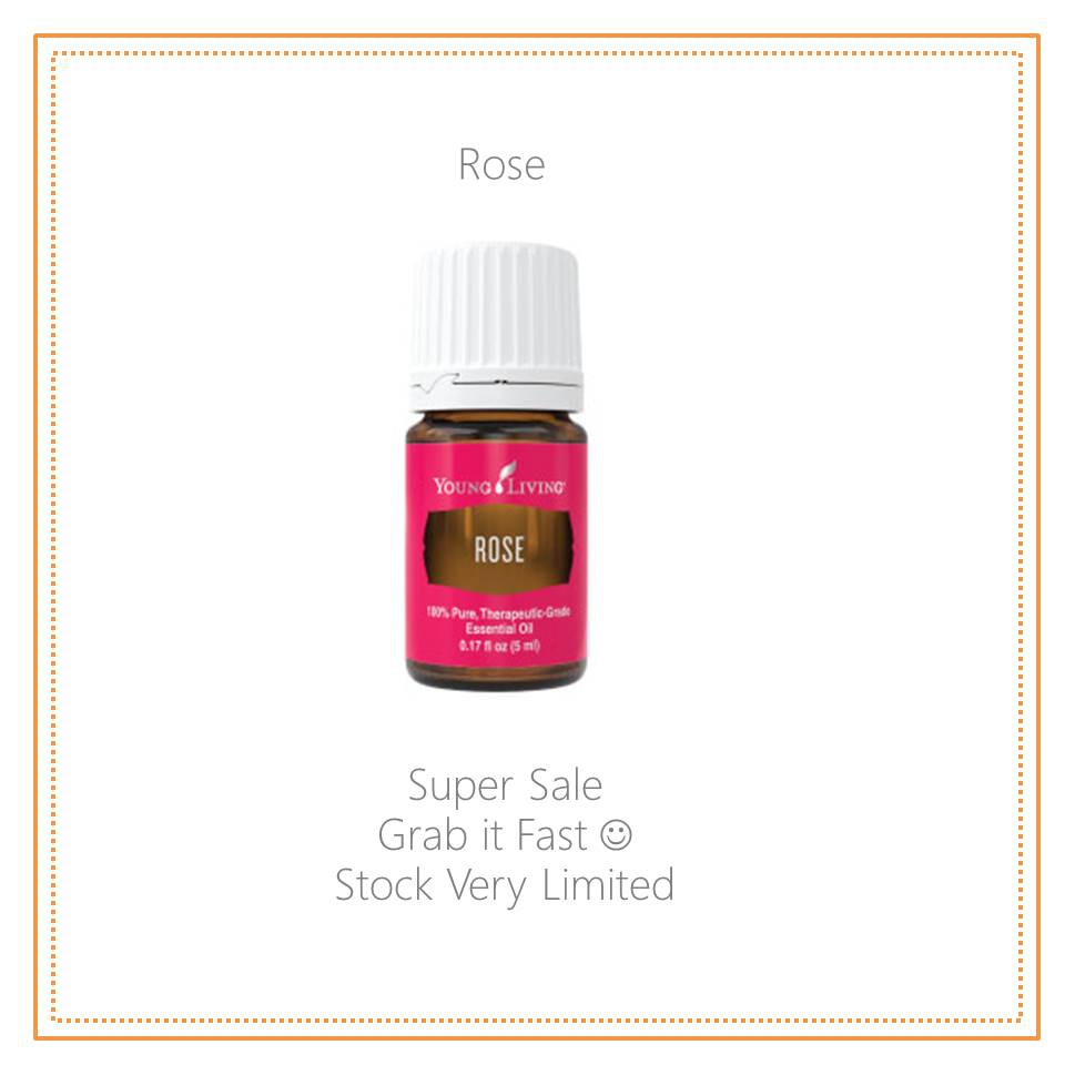 SUPER CLEARANCE SALE Jual Young Living Essential Oil - ROSE - 5 ml - Segel
