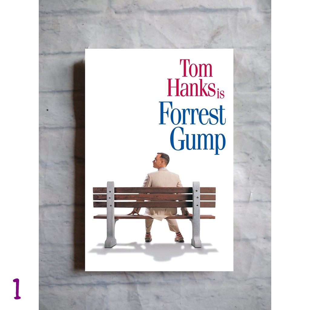 poster film FORREST GUMP tom hanks hiasan dinding home wall decor walldecor