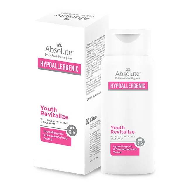 Absolute Feminine Hygiene Hypoallergenic Youth Revitalize Sabun Pembersih Kewanitaan