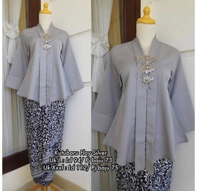 TERLARIS!!! KEBAYA KUTUBARU SET FLOY / KEBAYA MODERN