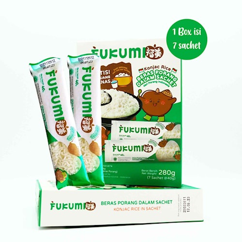 

Fukumi Nasi Beras Porang Instan Instant Diet Rice Sachet