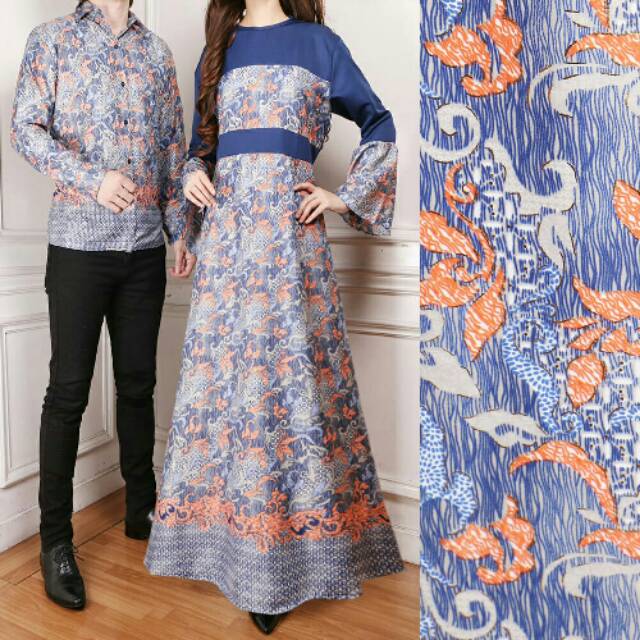 Bj Couple batik silk Combi matt baloteli