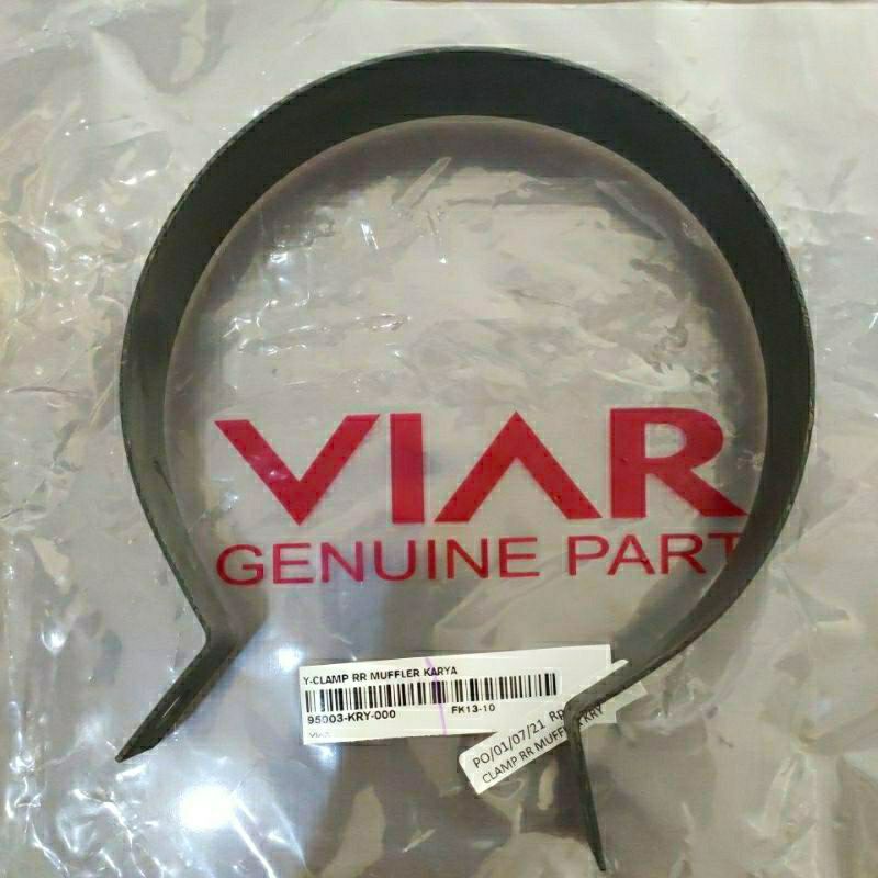 Klem mufler knalpot viar karya dudukan knalpot viar roda 3