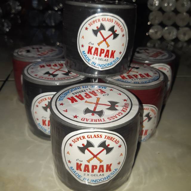 Senar gelasan kapak panjang 3000yard + bonus pelindung jari