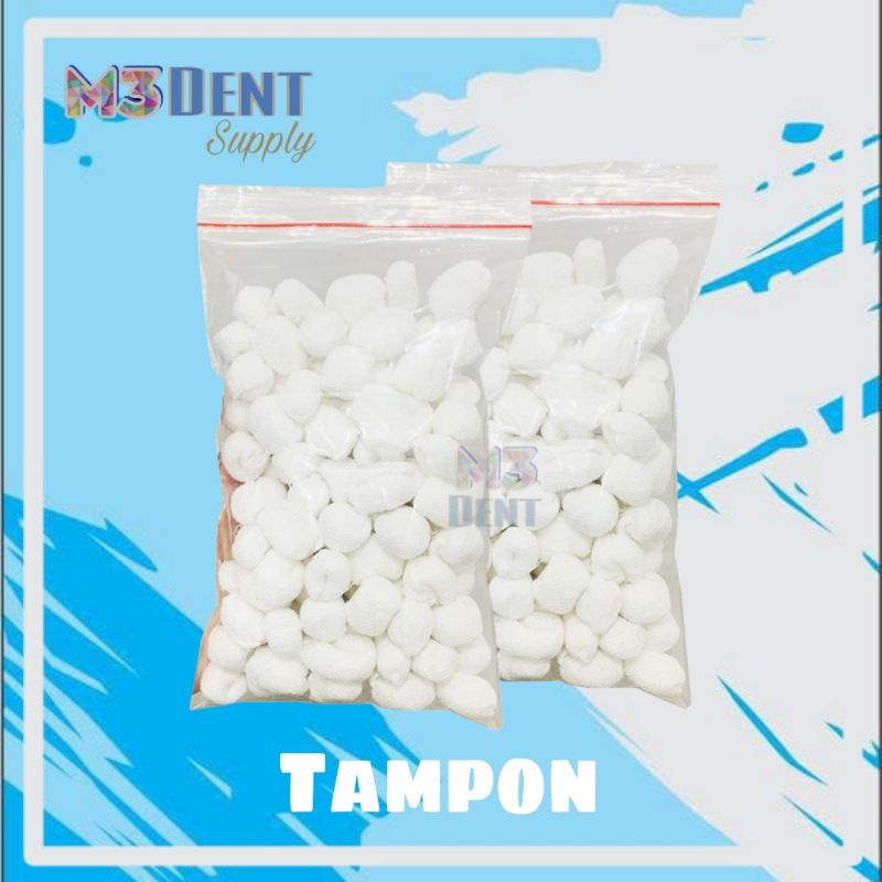 kapas Tampon dental gigi pasca pencabutan gigi steril tampon dental gigi tampon cabut gigi