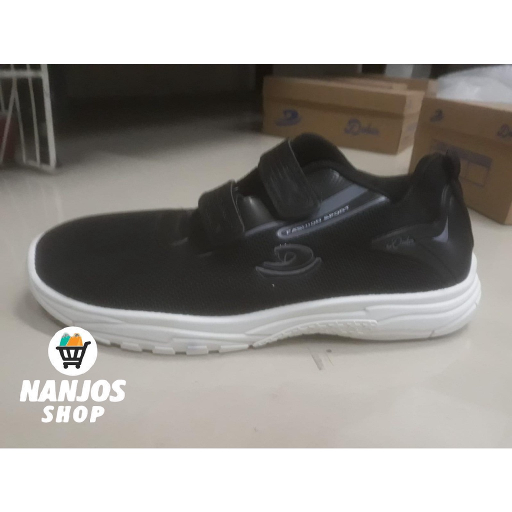 Sepatu Unisex Pria Wanita Kerja Kantor Casual Sekolah Sd-Sma Dulux 8026 B Hitam Putih