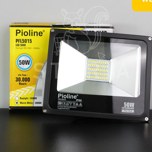 Kap sorot led 50w PIOLINE 50 watt warm white kuning pioline 50w lampu sorot blood fload